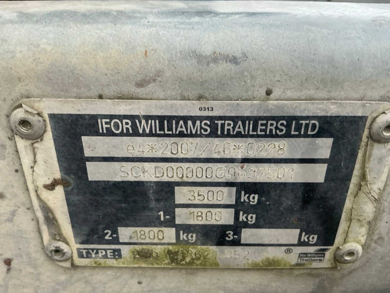 Remolque 2016 I FOR WILLIAMS 2CB TT35 TRAILER: foto 20