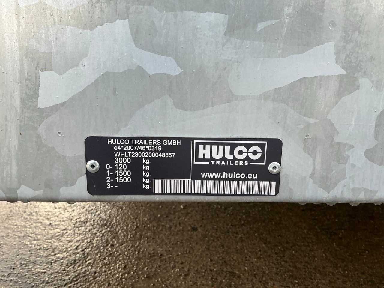 Remolque 2025 HULCO TERRAX-2 MACHINE TRANSPORTER: foto 6