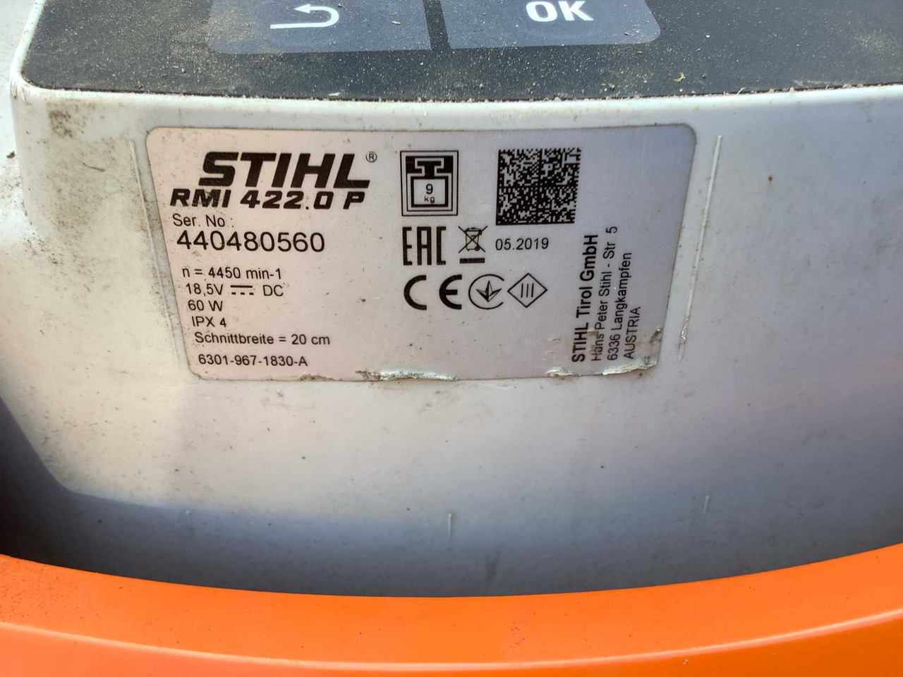 Cortacésped Stihl Rmi422p: foto 7
