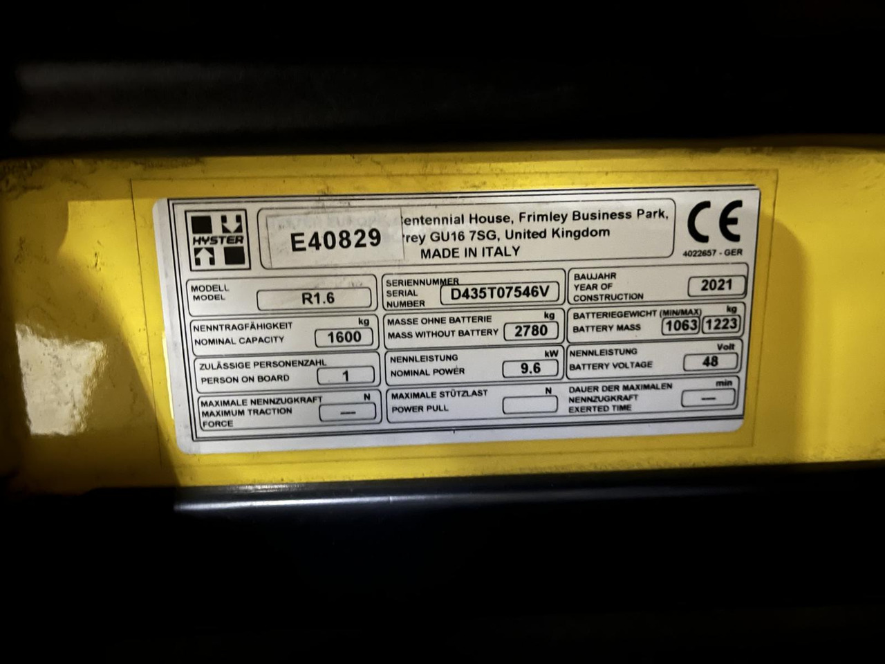 Hyster R1.6 - Retráctil: foto 4 Hyster R1.6 - Retráctil: foto 4