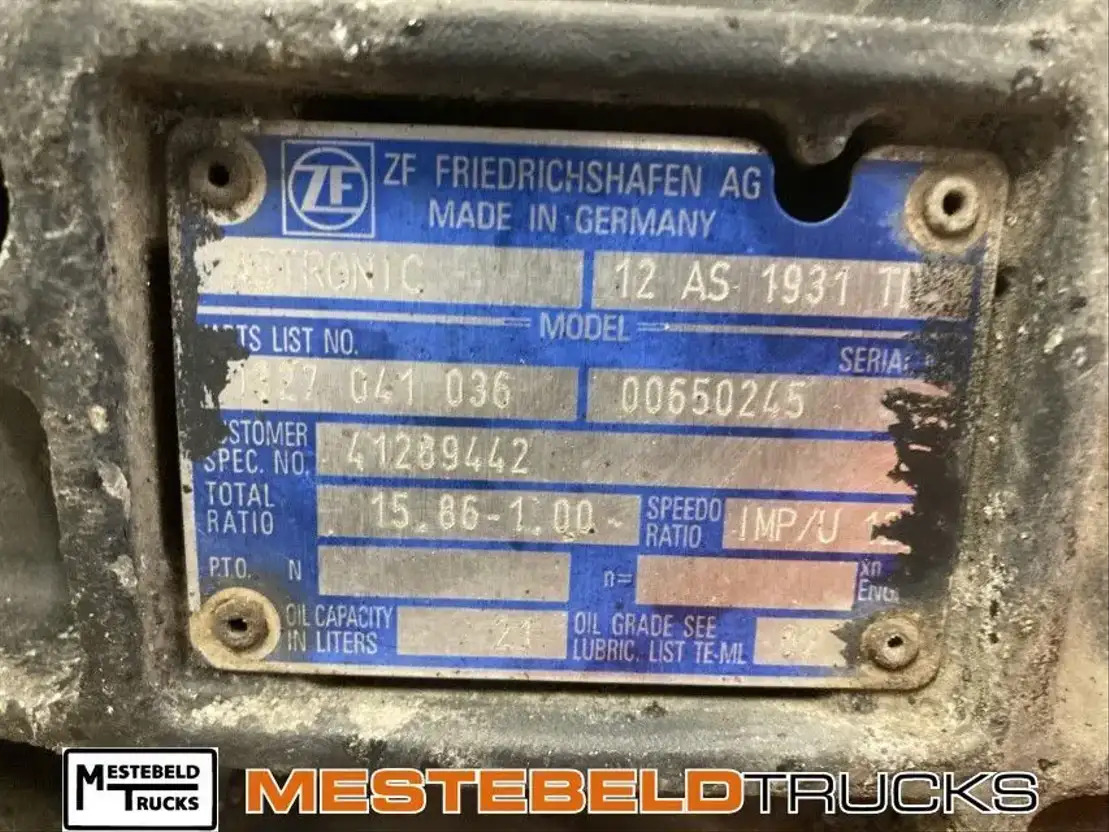 Iveco Versn bak Stralis - Caja de cambios y piezas para Camión: foto 4 Iveco Versn bak Stralis - Caja de cambios y piezas para Camión: foto 4