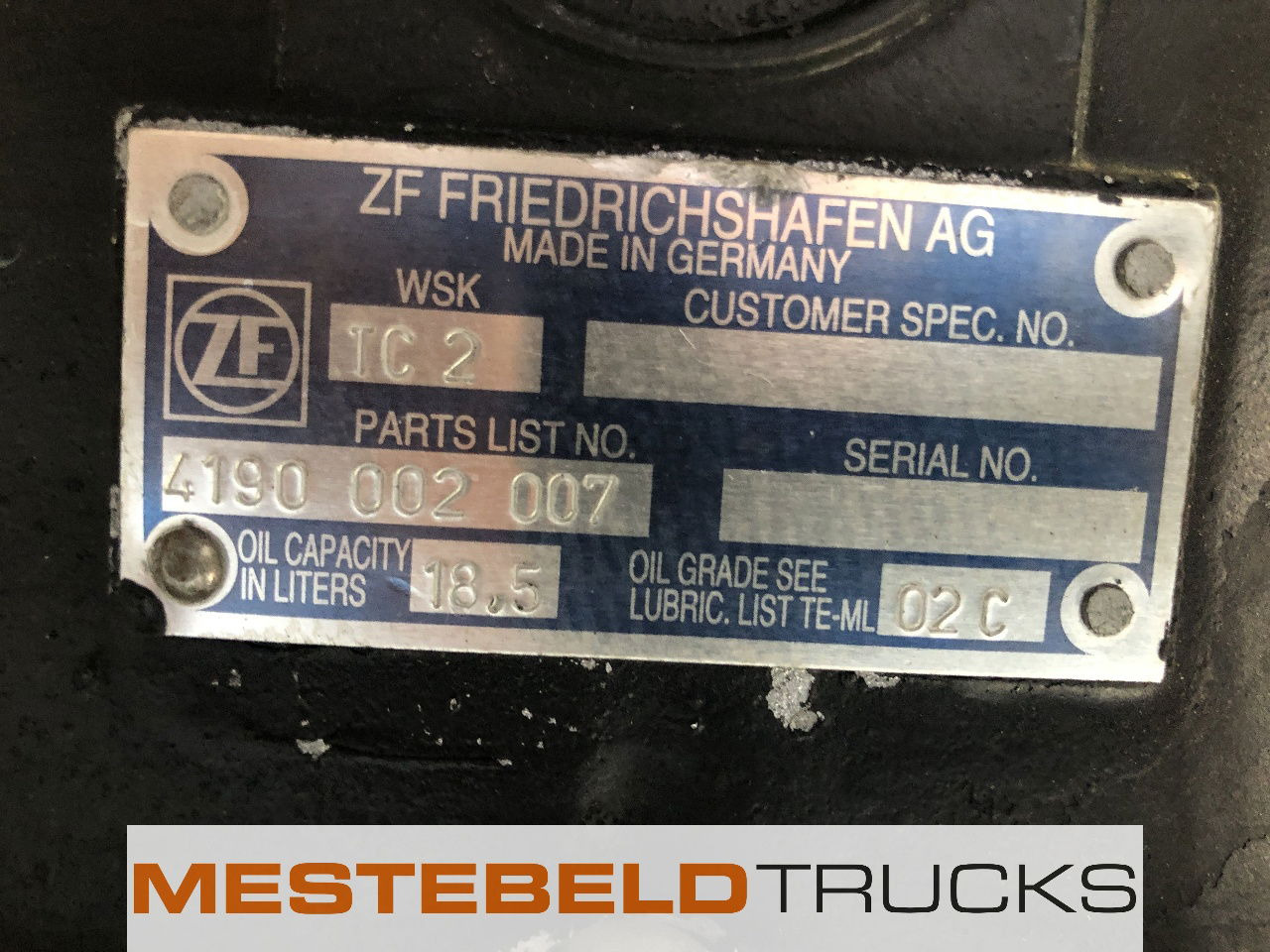 MAN WSK 440 + RE - Embrague y piezas para Camión: foto 5 MAN WSK 440 + RE - Embrague y piezas para Camión: foto 5