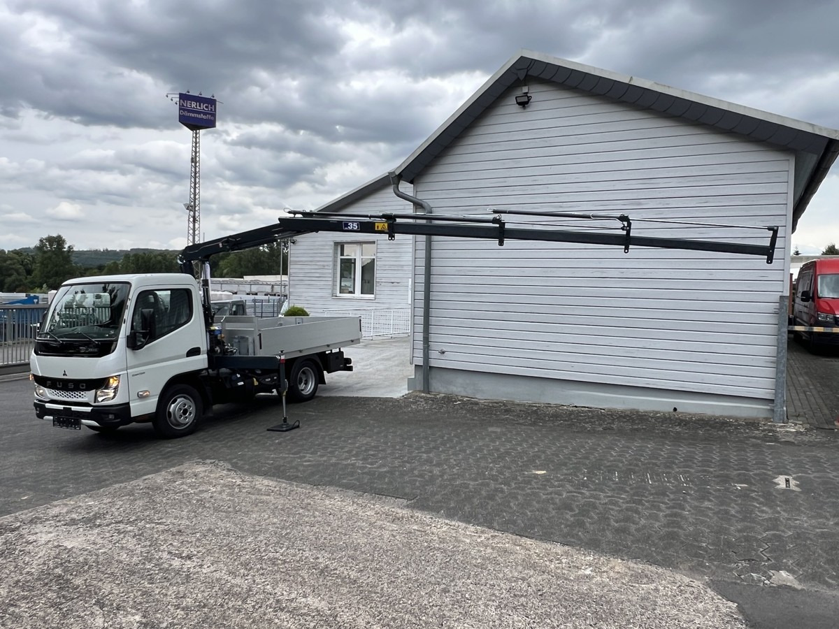 Furgoneta caja abierta nuevo FUSO 3S15 Alu Pritsche 2.80m Ladekran: foto 6