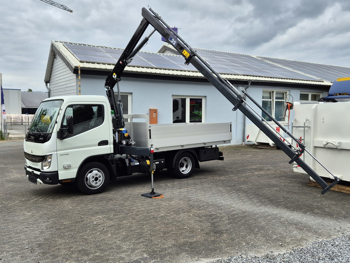 FUSO 3S15 Alu Pritsche 2.80m Ladekran - Furgoneta caja abierta: foto 1 FUSO 3S15 Alu Pritsche 2.80m Ladekran - Furgoneta caja abierta: foto 1