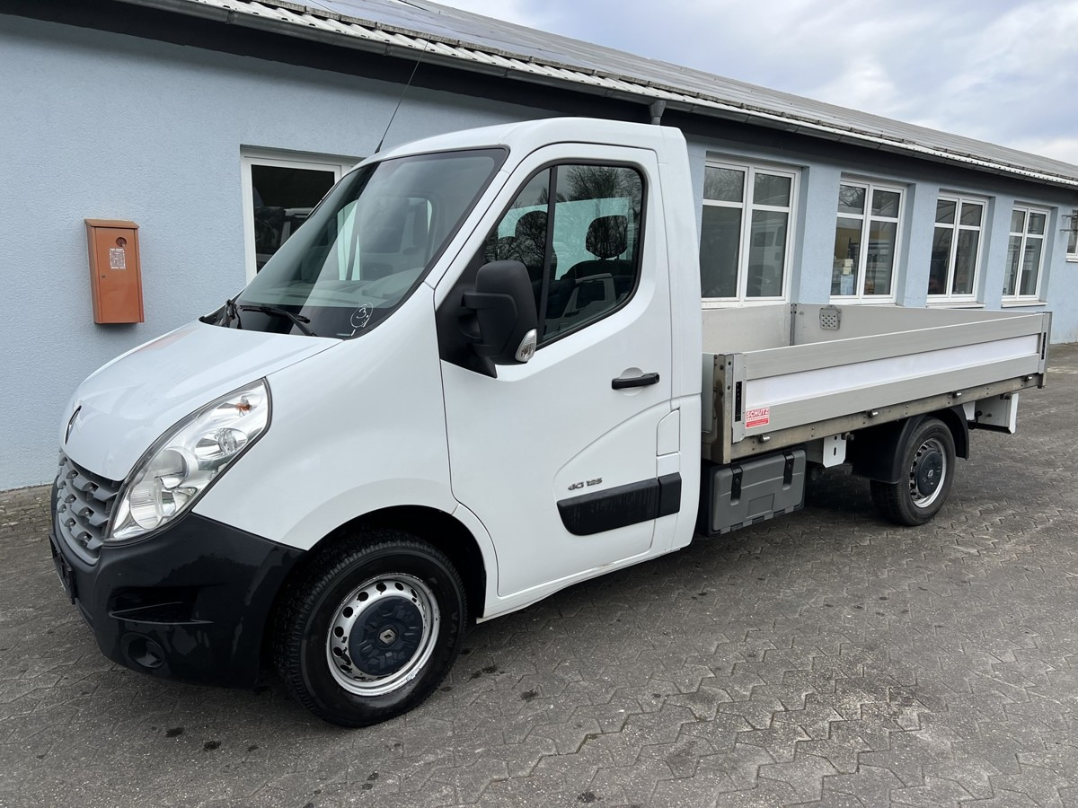 Furgoneta caja abierta RENAULT Master L2 Tiefpritsche 3.3m Schutz AHK 1 Hd: foto 1