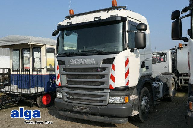Scania G 450 4x2, Klima, Hydr., FleetBoard, Schlafliege - Cabeza tractora: foto 1 Scania G 450 4x2, Klima, Hydr., FleetBoard, Schlafliege - Cabeza tractora: foto 1
