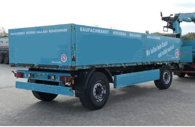 Krone AZP 18, Baustoff, BPW, 7.200mm lang, Scheibe - Remolque plataforma/ Caja abierta: foto 4 Krone AZP 18, Baustoff, BPW, 7.200mm lang, Scheibe - Remolque plataforma/ Caja abierta: foto 4
