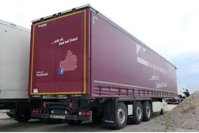 Krone SD, Gelenkt, Luft-Lift, Mitnahmestapler, Edscha - Semirremolque lona: foto 5 Krone SD, Gelenkt, Luft-Lift, Mitnahmestapler, Edscha - Semirremolque lona: foto 5