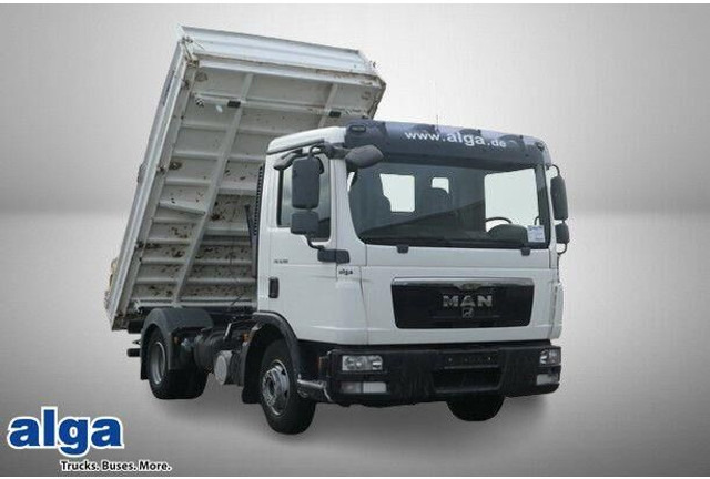 MAN 8.180 TGL BB 4x2, Meiller, 2x AHK, 3. Sitz - Camión volquete: foto 1 MAN 8.180 TGL BB 4x2, Meiller, 2x AHK, 3. Sitz - Camión volquete: foto 1