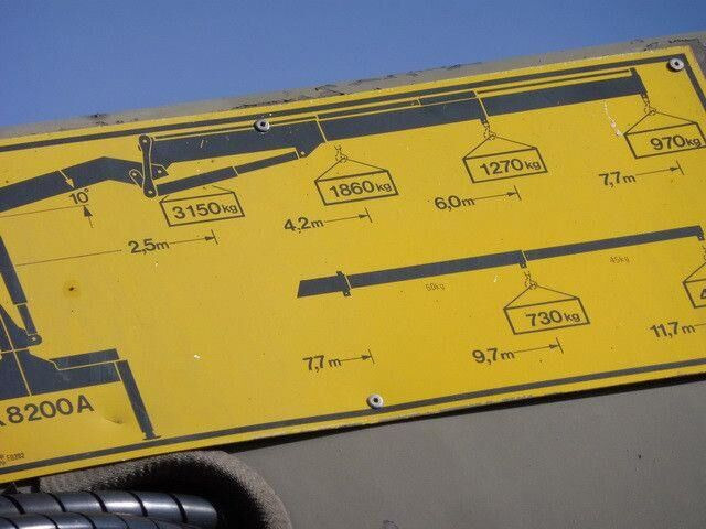 Camión lona MAN OAF-34440VFA-AD 8x8, Seilwinde, Kran, AHK,Allrad: foto 9