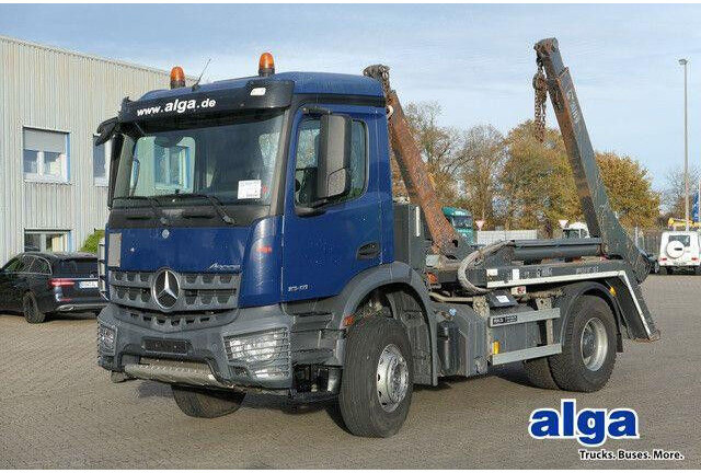 Mercedes-Benz 1832 K Arocs 4x2, Hiab SLT 140, teleskop., Klima - Camión con equipo de cable: foto 1 Mercedes-Benz 1832 K Arocs 4x2, Hiab SLT 140, teleskop., Klima - Camión con equipo de cable: foto 1