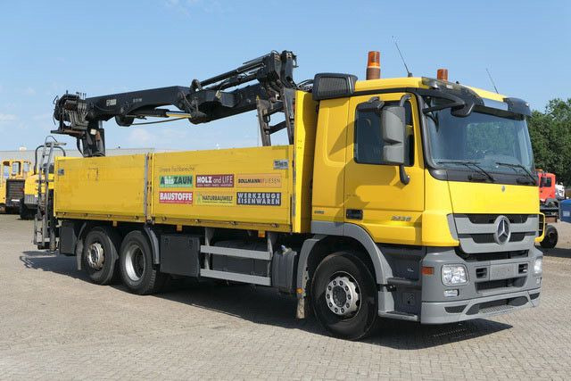 Mercedes-Benz 2536 Actros/MP3/HIAB 211DL/AHK/Klima - Camión caja abierta, Camión grúa: foto 3 Mercedes-Benz 2536 Actros/MP3/HIAB 211DL/AHK/Klima - Camión caja abierta, Camión grúa: foto 3