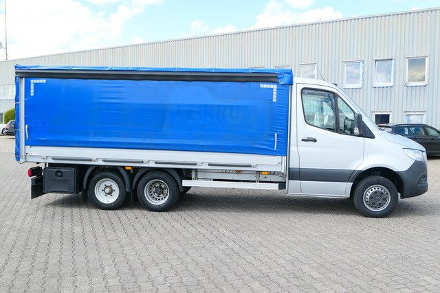Mercedes-Benz 519 CDI Sprinter 6x2, 3.4to. NL, Klima, Navi - Furgoneta con lona: foto 2 Mercedes-Benz 519 CDI Sprinter 6x2, 3.4to. NL, Klima, Navi - Furgoneta con lona: foto 2