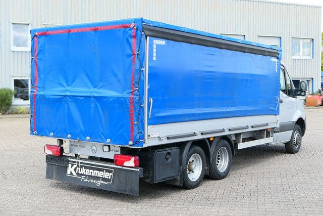 Mercedes-Benz 519 CDI Sprinter 6x2, 3.4to. NL, Klima, Navi - Furgoneta con lona: foto 3 Mercedes-Benz 519 CDI Sprinter 6x2, 3.4to. NL, Klima, Navi - Furgoneta con lona: foto 3
