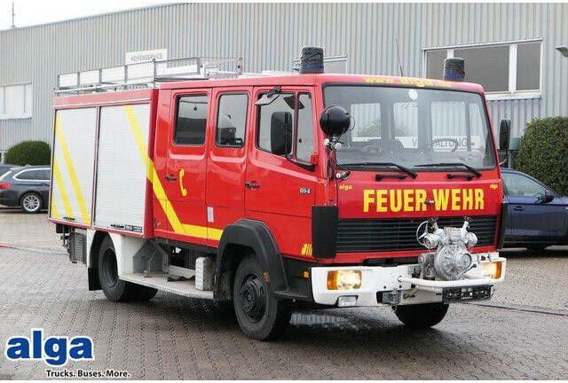 Mercedes-Benz 814 F 4x2, Pumpe, DOKA, Feuerwehr, 26tkm - Camión de bomberos: foto 1 Mercedes-Benz 814 F 4x2, Pumpe, DOKA, Feuerwehr, 26tkm - Camión de bomberos: foto 1