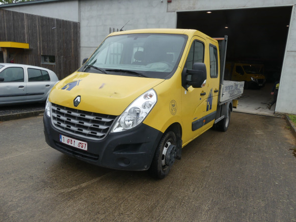 Camionnette plateau double cabine Renault Master DCI150 (2012-171.164 km-VIN:VF1MBH6F346533282) - Furgoneta caja abierta, Furgoneta combi: foto 1 Camionnette plateau double cabine Renault Master DCI150 (2012-171.164 km-VIN:VF1MBH6F346533282) - Furgoneta caja abierta, Furgoneta combi: foto 1