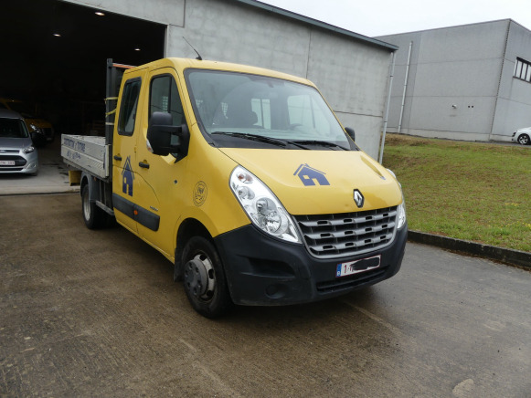 Camionnette plateau double cabine Renault Master DCI150 (2012-171.164 km-VIN:VF1MBH6F346533282) - Furgoneta caja abierta, Furgoneta combi: foto 2 Camionnette plateau double cabine Renault Master DCI150 (2012-171.164 km-VIN:VF1MBH6F346533282) - Furgoneta caja abierta, Furgoneta combi: foto 2