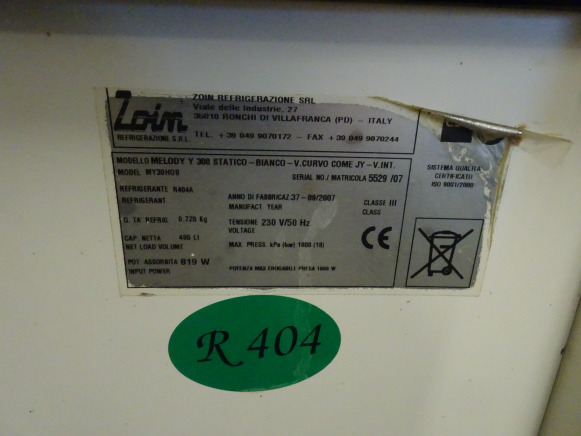 Comptoir frigo, marque ZOIN
modèle : Melody Y 300 Statico - bbianco
numéro : 5629/07
année : 2007
Toir frigo, marque ZOIN
modèle : Melody Y 300 Statico - bbianco
numéro : 5629/07
anné frigo, marque ZO - Maquinaria de alimentación: foto 1 Comptoir frigo, marque ZOIN
modèle : Melody Y 300 Statico - bbianco
numéro : 5629/07
année : 2007
Toir frigo, marque ZOIN
modèle : Melody Y 300 Statico - bbianco
numéro : 5629/07
anné frigo, marque ZO - Maquinaria de alimentación: foto 1