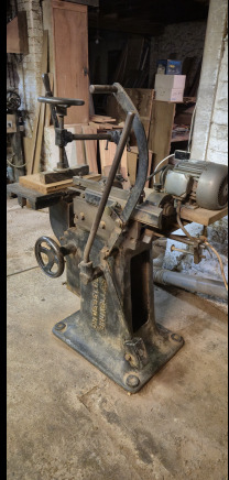 Mortaiseuse à mèche CH DEBELDER – machine ancienne motorisée, robuste - Máquina para madera: foto 4 Mortaiseuse à mèche CH DEBELDER – machine ancienne motorisée, robuste - Máquina para madera: foto 4