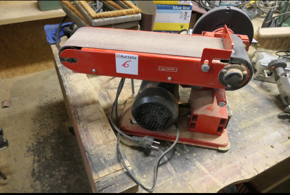 Ponceuse à bande + lapidaire Einhell TC-US 400 - Máquina para madera: foto 1 Ponceuse à bande + lapidaire Einhell TC-US 400 - Máquina para madera: foto 1