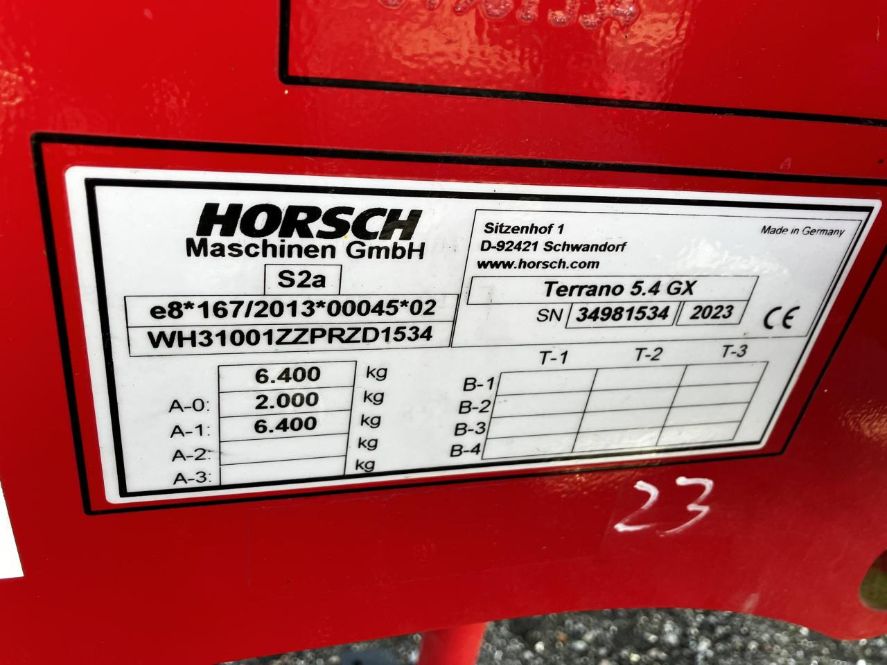 Horsch Terrano 5.4 GX - Cultivador: foto 5 Horsch Terrano 5.4 GX - Cultivador: foto 5