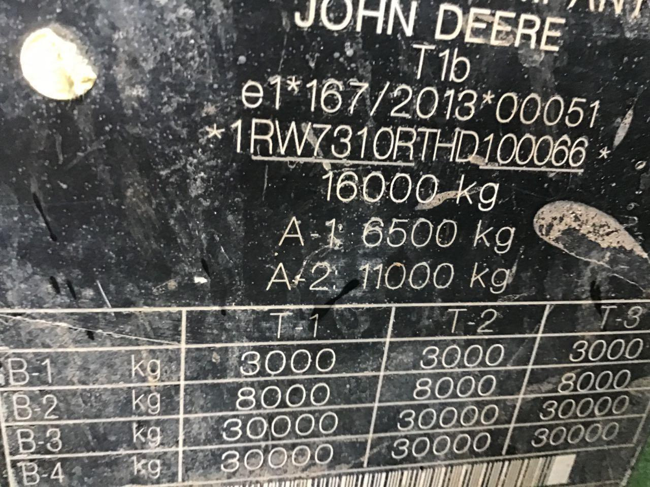 Tractor John Deere 7310R: foto 11