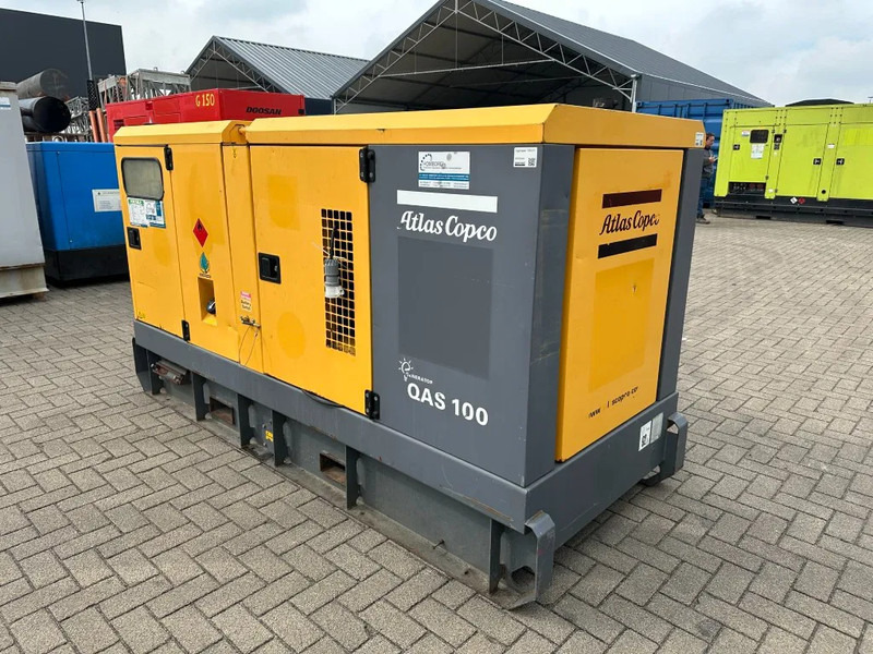 Generador industriale Atlas-Copco QAS 100 Perkins Leroy Somer 100 kVA Silent Rental generatorset: foto 13