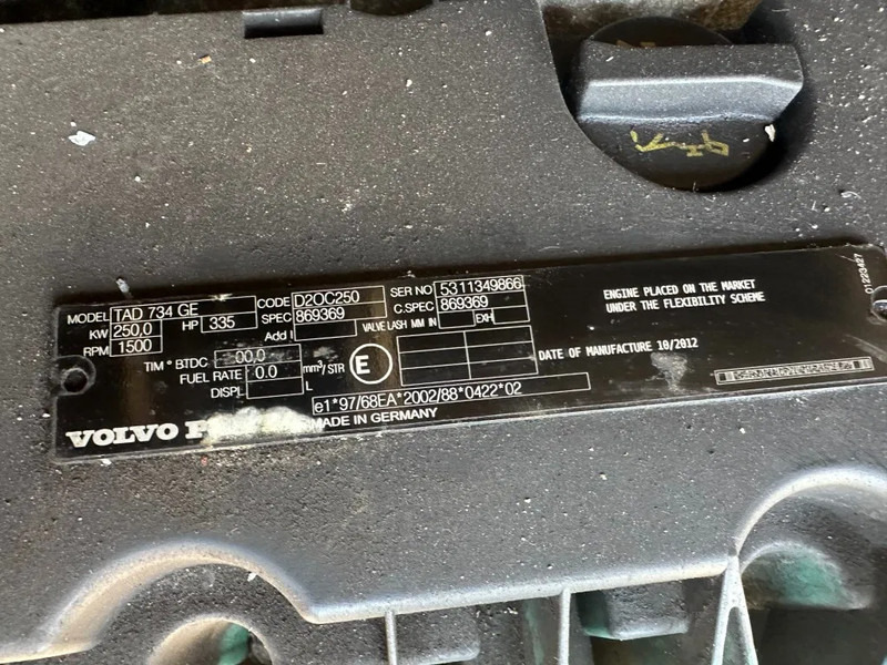 Generador industriale GESAN DVR 250 Volvo Leroy Somer 275 kVA Silent Rental generatorset: foto 8 Generador industriale GESAN DVR 250 Volvo Leroy Somer 275 kVA Silent Rental generatorset: foto 8