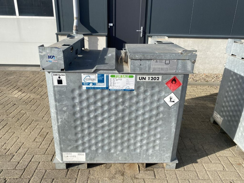 Tanque de almacenamiento IBC Rietberg 1000 liter IBC Dieseltank Gegalvaniseerd: foto 7