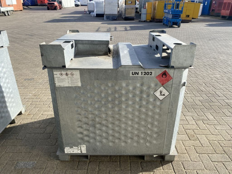 Tanque de almacenamiento IBC Rietberg 1000 liter IBC Dieseltank Gegalvaniseerd: foto 11
