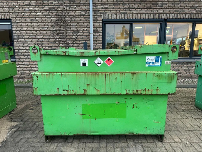 Kiwa IBC Steenbergen 2000 liter Dieseltank met handpomp Milieutank - Tanque de almacenamiento: foto 1 Kiwa IBC Steenbergen 2000 liter Dieseltank met handpomp Milieutank - Tanque de almacenamiento: foto 1