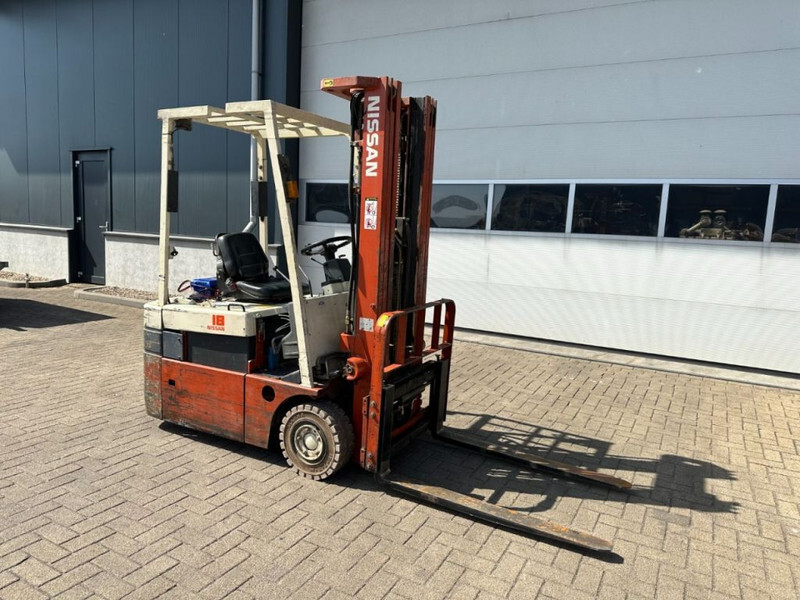 Carretilla elevadora eléctrica Nissan N01L18U 1.8 ton Triplex Freelift Sideshift Elektra Heftruck Accu 2016 !: foto 17