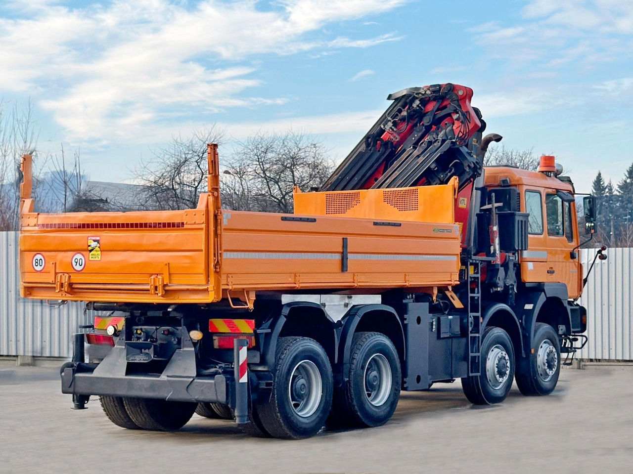 Camión volquete, Camión grúa MAN 35.414 * PALFINGER PK 36002 +FUNK / 8x6: foto 8 Camión volquete, Camión grúa MAN 35.414 * PALFINGER PK 36002 +FUNK / 8x6: foto 8