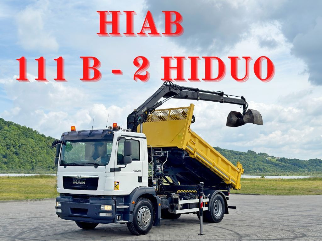 MAN TGM 18.340* KIPPER 4,05m*HIAB 111 B-2 HIDUO/FUNK - Camión volquete, Camión grúa: foto 1 MAN TGM 18.340* KIPPER 4,05m*HIAB 111 B-2 HIDUO/FUNK - Camión volquete, Camión grúa: foto 1