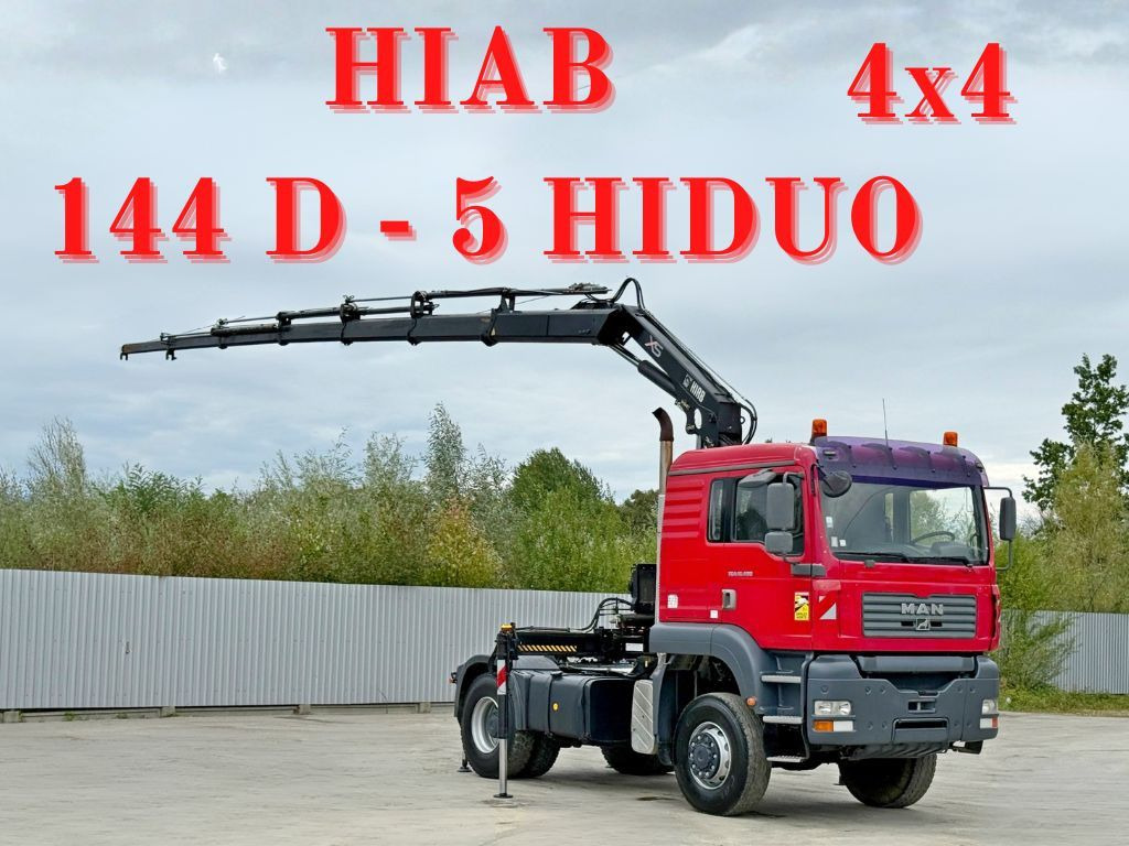 MAN TGS 18.480 * HIAB 144 D - HIDUO + FUNK/ 4x4 *TOP - Camión grúa: foto 1 MAN TGS 18.480 * HIAB 144 D - HIDUO + FUNK/ 4x4 *TOP - Camión grúa: foto 1