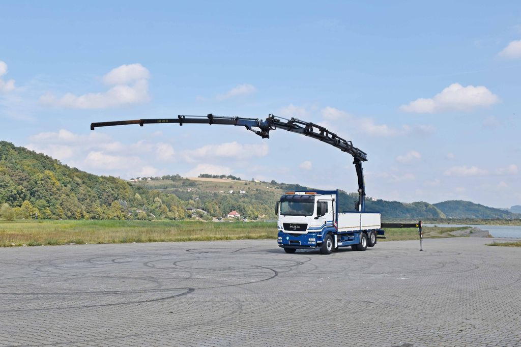 MAN TGS 26.440 *PK 27002 - SH E + JIB PJ060A + FUNK - Camión grúa, Camión caja abierta: foto 2 MAN TGS 26.440 *PK 27002 - SH E + JIB PJ060A + FUNK - Camión grúa, Camión caja abierta: foto 2