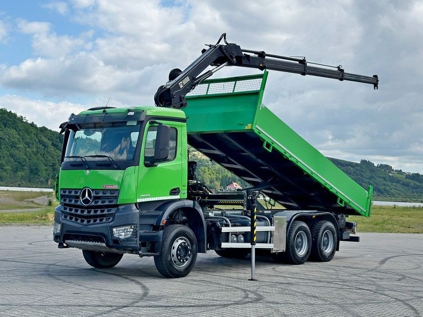 Mercedes-Benz AROCS 2636 * HIAB 122 ES - 3 HIPRO * 6x4 - Camión volquete, Camión grúa: foto 2 Mercedes-Benz AROCS 2636 * HIAB 122 ES - 3 HIPRO * 6x4 - Camión volquete, Camión grúa: foto 2