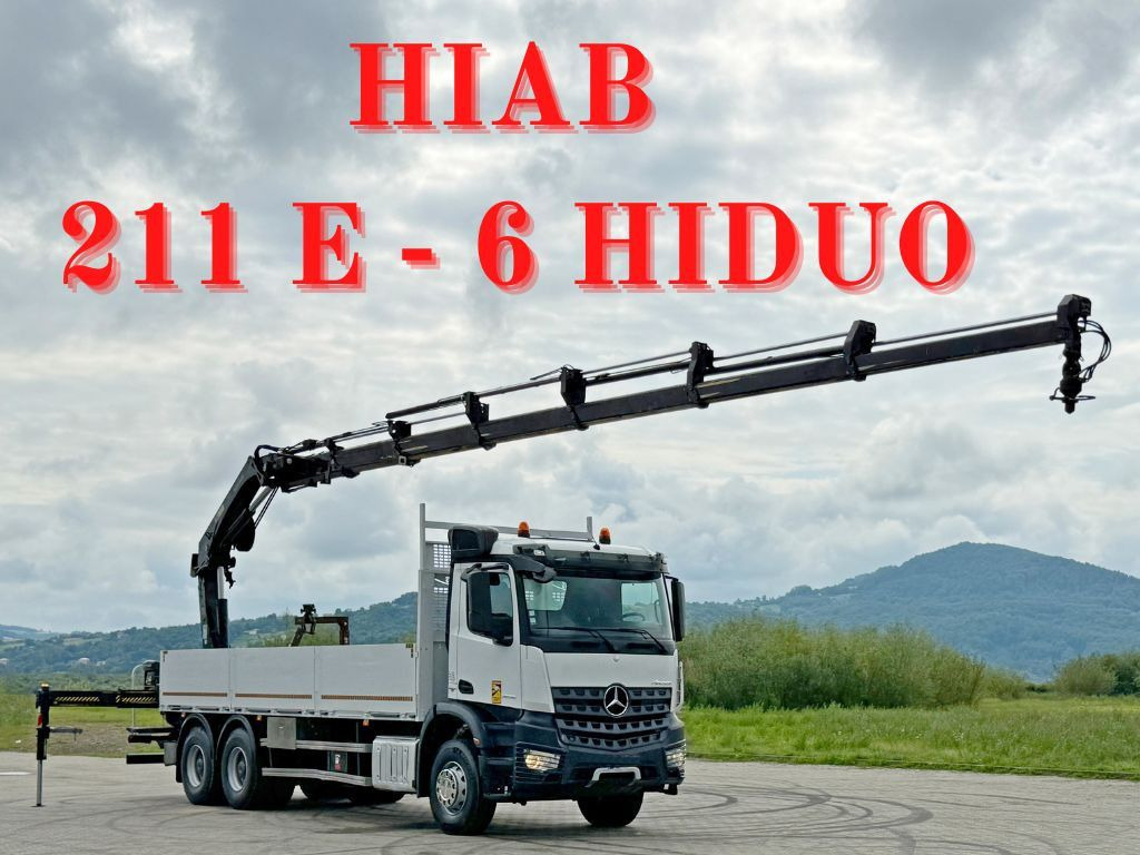 Mercedes-Benz AROCS 2636 * HIAB 211 E-6 HIDUO/FUNK *6x4 - Camión grúa: foto 1 Mercedes-Benz AROCS 2636 * HIAB 211 E-6 HIDUO/FUNK *6x4 - Camión grúa: foto 1