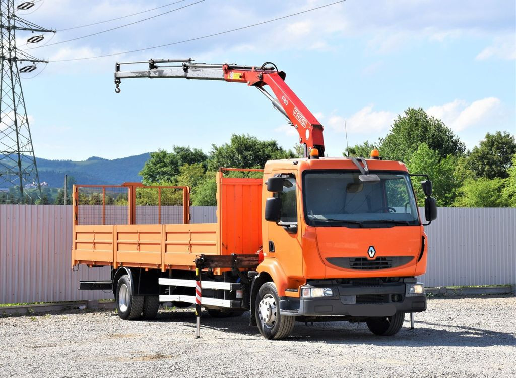 Renault MIDLUM 220 DXI *PRITSCHE 7,20m *FASSI F80A.23 - Camión grúa: foto 1 Renault MIDLUM 220 DXI *PRITSCHE 7,20m *FASSI F80A.23 - Camión grúa: foto 1