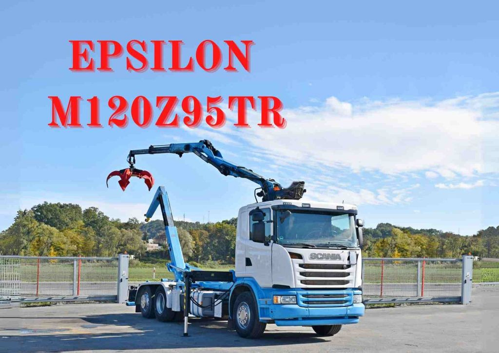 Scania G 440 * Abrollkipper * EPSILON M120Z95TR* TOP - Camión multibasculante: foto 1 Scania G 440 * Abrollkipper * EPSILON M120Z95TR* TOP - Camión multibasculante: foto 1