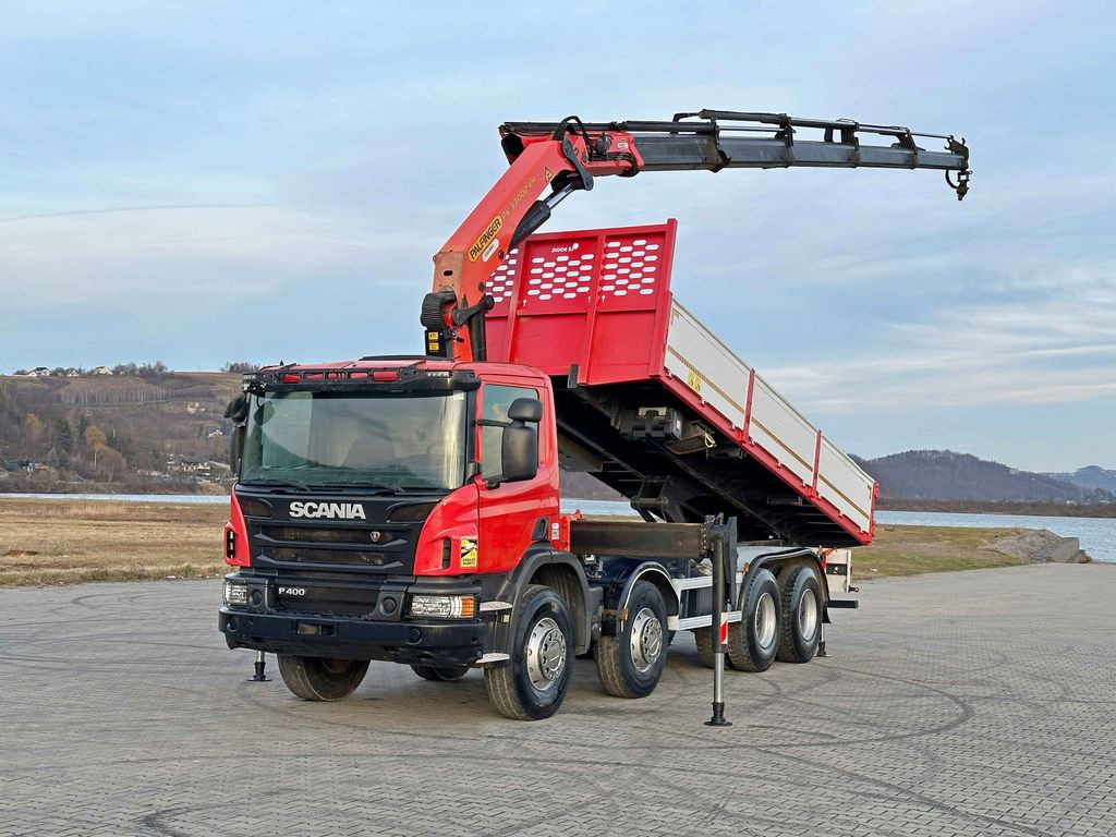 Scania P 400 Kipper 6,80 m * PK 33002-EH D + FUNK * 8x4 Scania P 400 Kipper 6,80 m * PK 33002-EH D + FUNK * 8x4 - Camión volquete, Camión grúa: foto 2 Scania P 400 Kipper 6,80 m * PK 33002-EH D + FUNK * 8x4 Scania P 400 Kipper 6,80 m * PK 33002-EH D + FUNK * 8x4 - Camión volquete, Camión grúa: foto 2