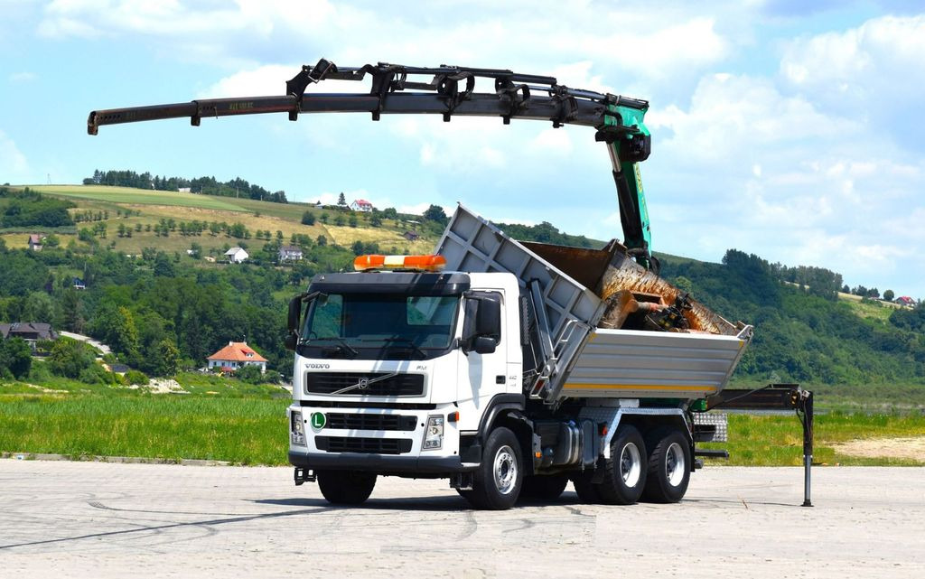 Volvo FM 440 Kipper 4,80m + PK 17000D/6x4 * TOPZUSTAND - Camión volquete, Camión grúa: foto 2 Volvo FM 440 Kipper 4,80m + PK 17000D/6x4 * TOPZUSTAND - Camión volquete, Camión grúa: foto 2