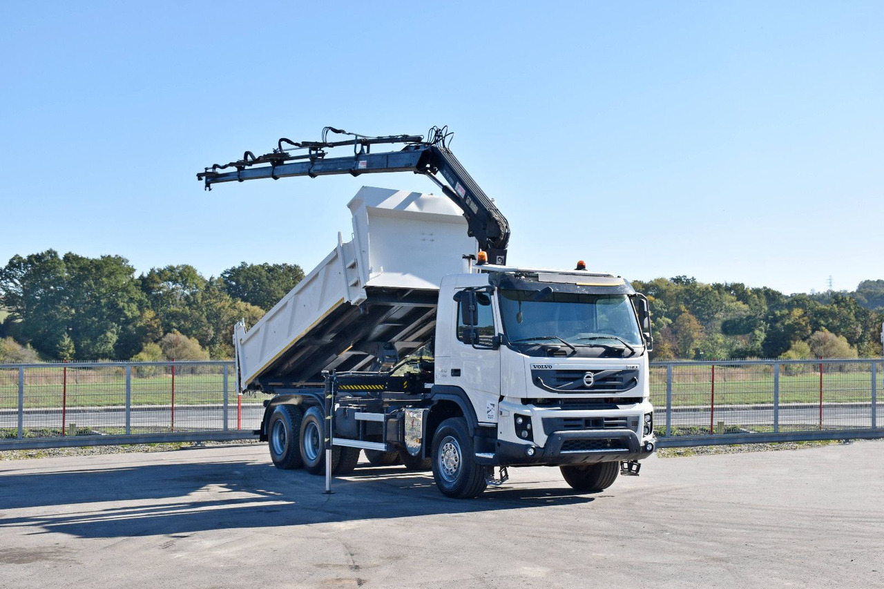 Volvo FMX 410 Kipper 5,20m*HIAB 122 D-4 HIDUO/FUNK*6x4 - Camión grúa: foto 2 Volvo FMX 410 Kipper 5,20m*HIAB 122 D-4 HIDUO/FUNK*6x4 - Camión grúa: foto 2