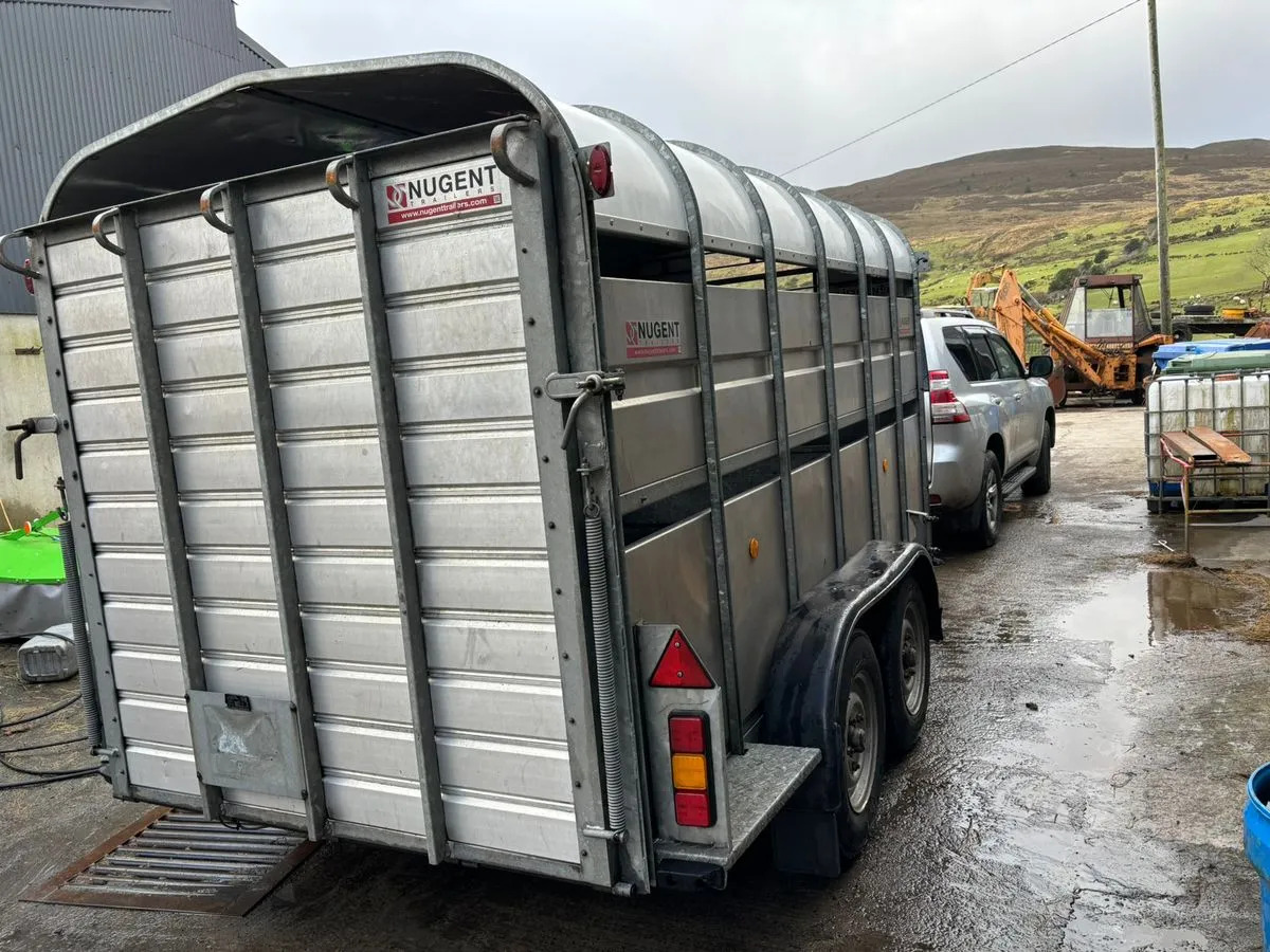 Remolque transporte de ganado 12X6 Nugent Livestock Trailer: foto 6