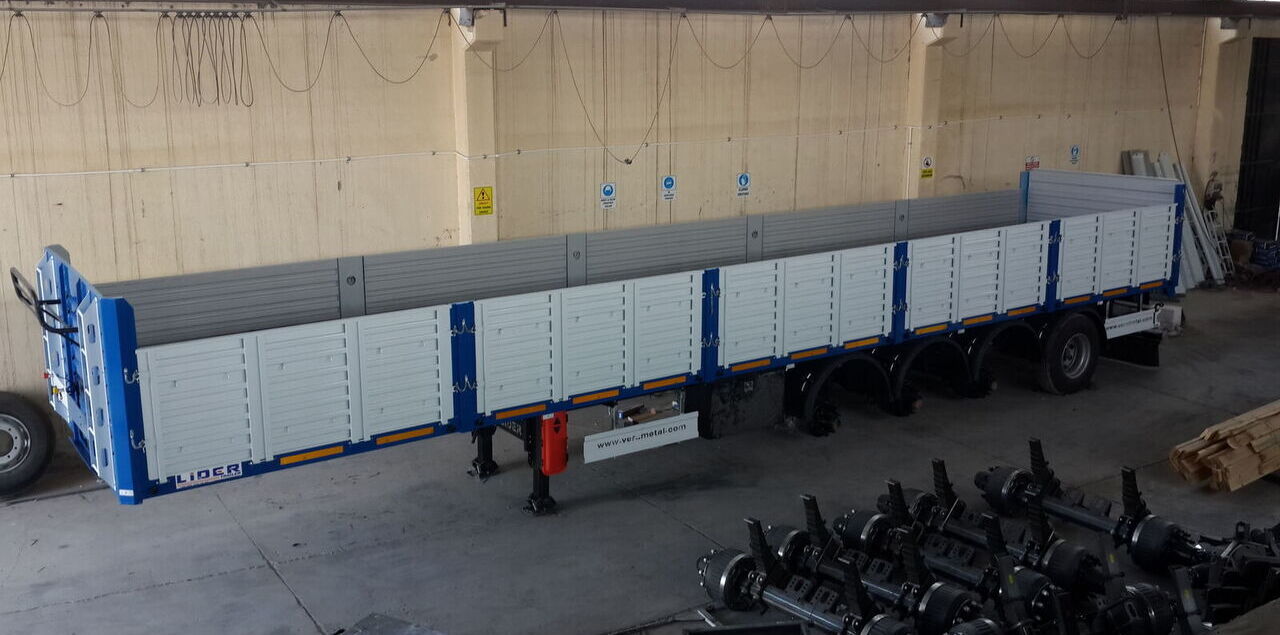 Semirremolque plataforma/ Caja abierta nuevo LIDER 2024 Model NEW trailer Manufacturer Company READY: foto 13