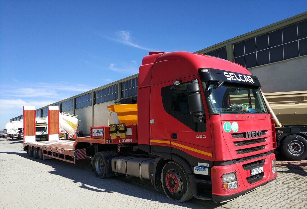 Semirremolque góndola rebajadas para transporte de equipos pesados nuevo LIDER 2025  READY IN STOCK 50 TONS CAPACITY LOWBED: foto 13