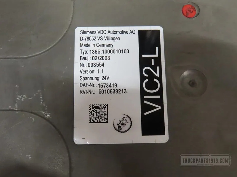 DAF 1673419 VIC2-L regeleenheid - Unidad de control para Camión: foto 2 DAF 1673419 VIC2-L regeleenheid - Unidad de control para Camión: foto 2