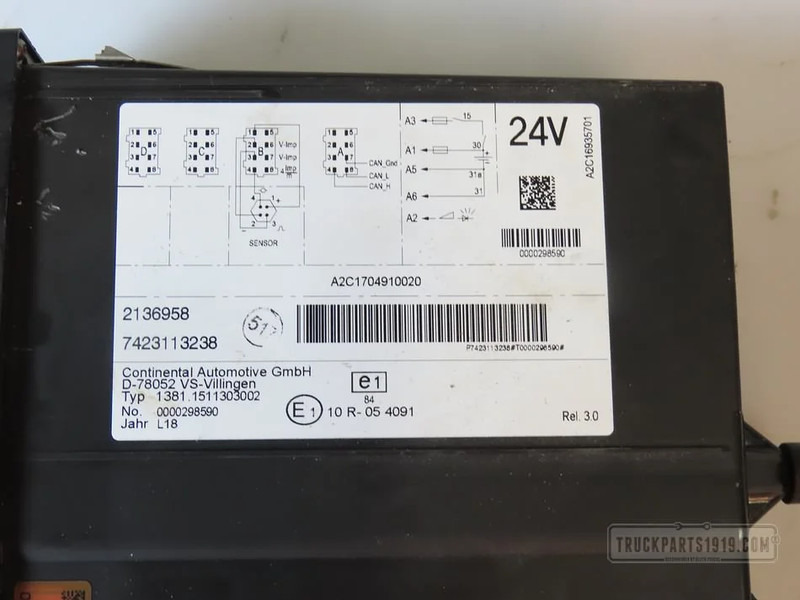 DAF Electrical System Tachograaf Rel. 3.0 DAF - Tacógrafo para Camión: foto 2 DAF Electrical System Tachograaf Rel. 3.0 DAF - Tacógrafo para Camión: foto 2