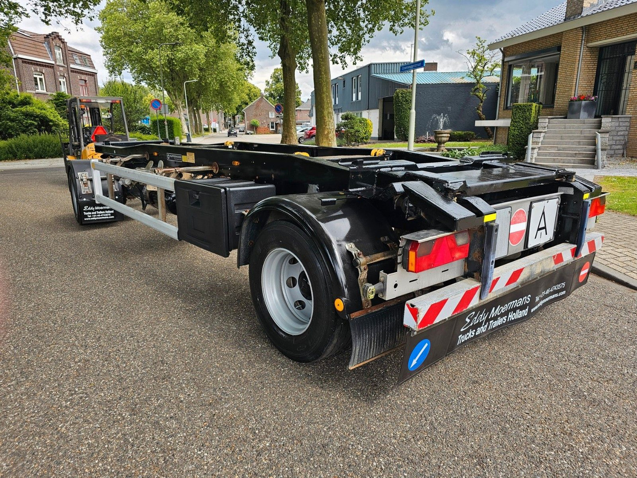 Hüffermann HSA 18.70 Mit Schlitten - Remolque multilift/ Portacontenedores de cadenas: foto 5 Hüffermann HSA 18.70 Mit Schlitten - Remolque multilift/ Portacontenedores de cadenas: foto 5