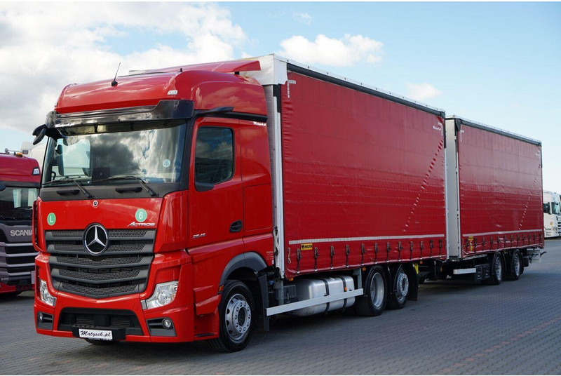 Mercedes-Benz ACTROS 2545 / ZESTAW TANDEM 120 M3 / PRZEJAZDOWY /  6x2 / OŚ POD - Cabeza tractora: foto 2 Mercedes-Benz ACTROS 2545 / ZESTAW TANDEM 120 M3 / PRZEJAZDOWY /  6x2 / OŚ POD - Cabeza tractora: foto 2